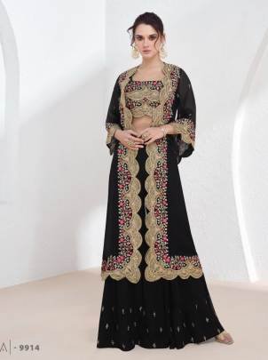 Aashirwad Creation Aaarzoo 9912 Series Black Lehenga