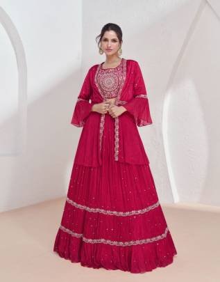 Aashirwad Creation Aaarzoo 9912 Series Pink Lehenga