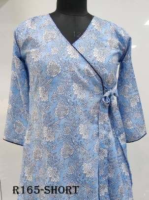 AAYAA Vol 7 Blue Short Kediya Style Kurtis Set