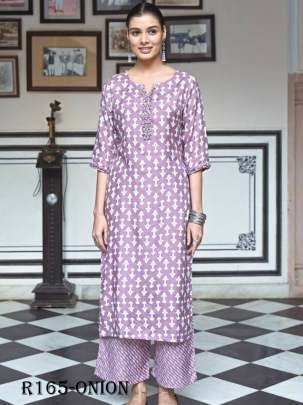 AAYAA Vol 7 Onion Digital Printed Pure Muslin Silk Kurtis Set