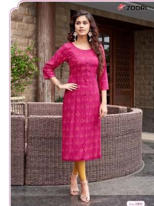 Akshara Vol 15 Superb Rayon Printed Kurtis By Zoori