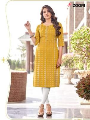 Akshara Vol 15 Superb Rayon Printed Kurtis By Zoori