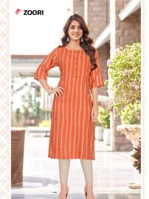 Akshara Vol 15 Superb Rayon Printed Kurtis By Zoori