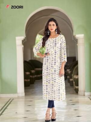 Akshara Vol 15 Superb Rayon Printed Kurtis By Zoori