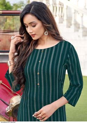 Akshara Vol 27 Daily Wear Printed Rayon Kurtis Cataloge By Zoori Brand