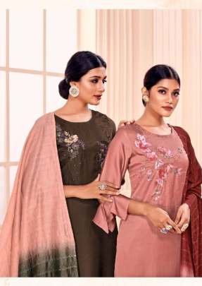 Alishka Fashion Present Celebration Silk Hand Work Kurtis Set