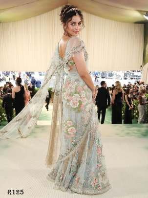 Aliya Bhatt New Trendy Bollywood Organza Saree