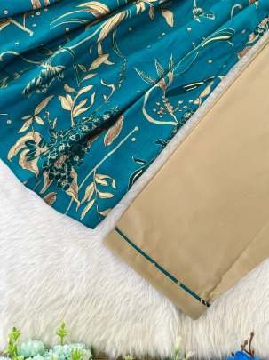 Aliya Cut Viscose Rama Kurti Pant with Duppata