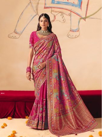 Anaara 8200 Series Dola Zari Silk Saree