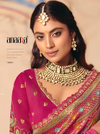 Anaara 8200 Series Dola Zari Silk Saree