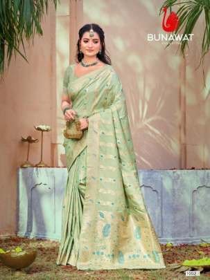 Apeksha Silk Rich Look Pure Silk Indian Saree by Bunawat