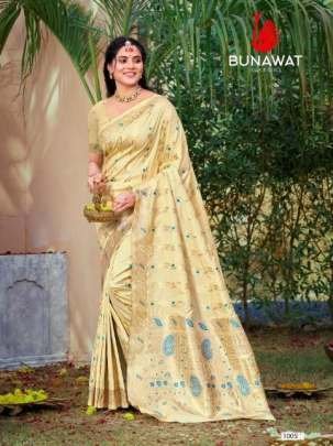 Apeksha Silk Rich Look Pure Silk Indian Saree by Bunawat