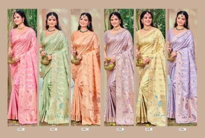 Apeksha Silk Rich Look Pure Silk Indian Saree by Bunawat