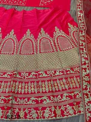 Attractive Party Wear Malai Satin Silk Lehenga Choli With Embroidery Work