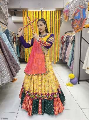 Attractive Patola Printed Lehenga Choli With Gamthi Work Lace