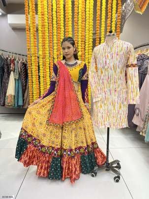 Attractive Patola Printed Lehenga Choli With Gamthi Work Lace