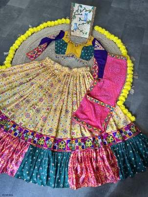 Attractive Patola Printed Lehenga Choli With Gamthi Work Lace