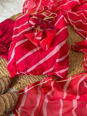 Attractive Printed Organza Readymade Dresses