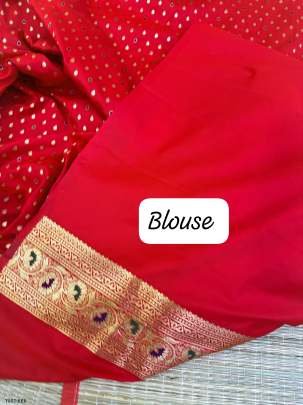 Banarasi Soft Silk Saree With Jequard Border