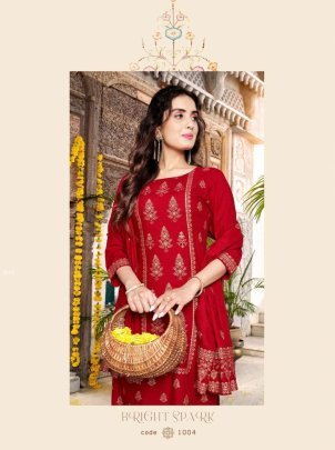 Banwery Parishi Beautiful Readymade Rayon Fancy Suits