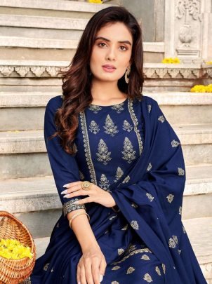 Banwery Parishi Beautiful Readymade Rayon Fancy Suits