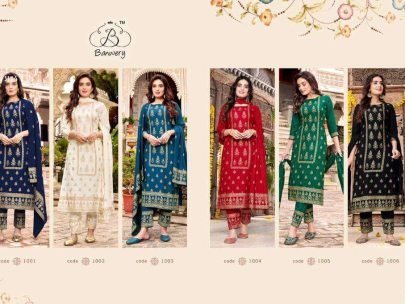 Banwery Parishi Beautiful Readymade Rayon Fancy Suits