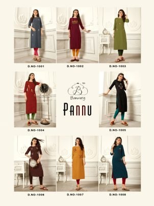 Banwery Present Rayon Weaving Handmade Embroidery Work Kurti