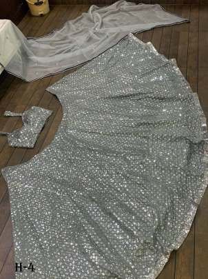 Beat the Heat With This Grey Stunning Lehenga Set