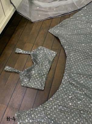 Beat the Heat With This Grey Stunning Lehenga Set