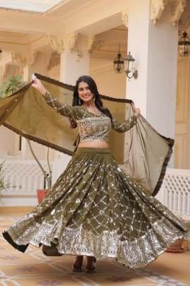 Beautiful And Classical Georgette Lehenga Choli