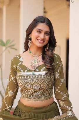 Beautiful And Classical Georgette Lehenga Choli