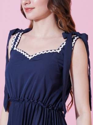 Beautiful Blue Colour Western Dress