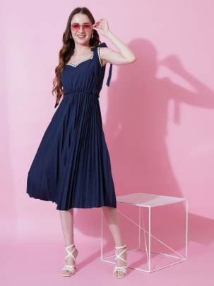 Beautiful Blue Colour Western Dress