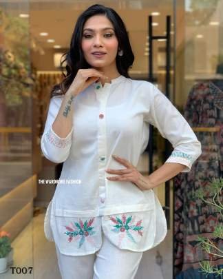 Beautiful Cotton Fabric Designer CordSet With Embroidered Work