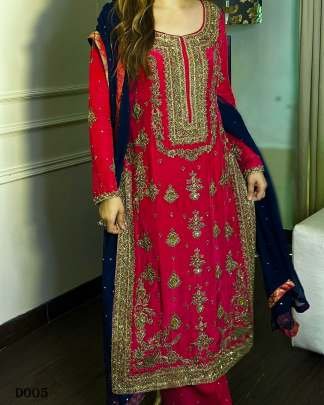 Beautiful Designer Embroidered Readymade Suit