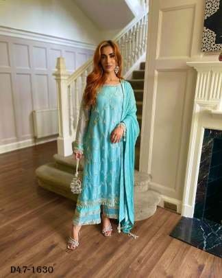 Beautiful Embroidery and Sequins Work Kurti Palazzo Set