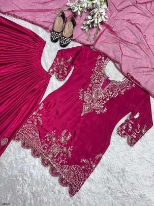 Beautiful heavy embroidered designer Pakistani sharara suit