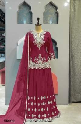 Beautiful heavy embroidered designer Pakistani sharara suit