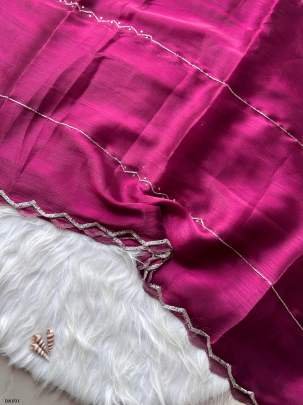 Beautiful Jimmy Choo Handwork Saree With Handwork Blouse