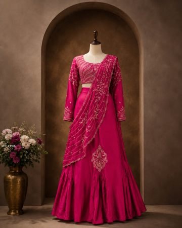 Beautiful Lehenga Saree For Wedding