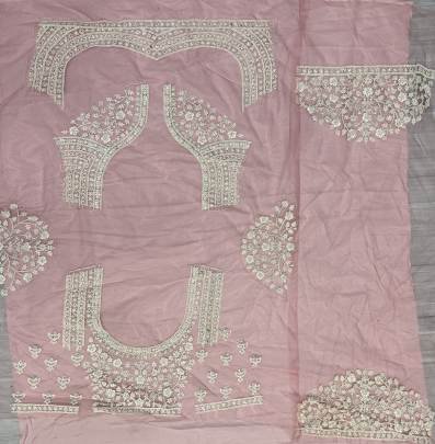 Beautiful Pastel Color Heavy Embroidered  Net Lehenga Choli