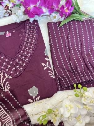 Beautiful Premium Cotton Palazzo Suit Set
