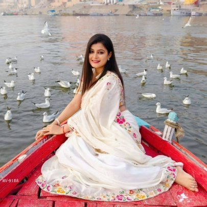 beautiful White Chinon Silk Embroidered Designer Saree Collection