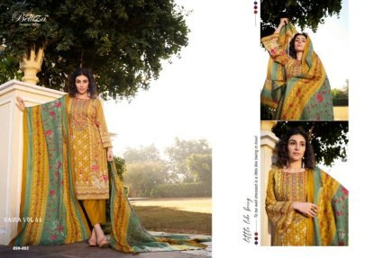 Belliza Designer Studio Brings NAIRA VOL 44 Cotton Dress Material