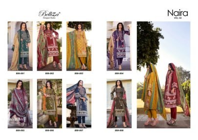 Belliza Designer Studio Brings NAIRA VOL 44 Cotton Dress Material