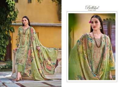 Belliza Designer Studio Presents Naira Vol-42 Premium Designer Collection Top: 100% Pure Cotton Digital Prints With Exclusive Heavy Self Embroidery (2