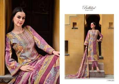 Belliza Designer Studio Presents Naira Vol-42 Premium Designer Collection Top: 100% Pure Cotton Digital Prints With Exclusive Heavy Self Embroidery (2
