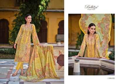 Belliza Designer Studio Presents Naira Vol-42 Premium Designer Collection Top: 100% Pure Cotton Digital Prints With Exclusive Heavy Self Embroidery (2