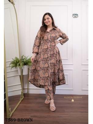 Best Brown Lilan Cotton Co ord Set