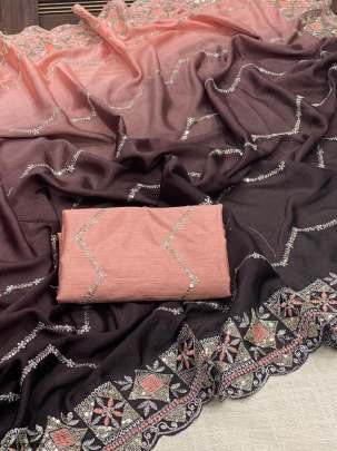 Best Quality Cream Saree